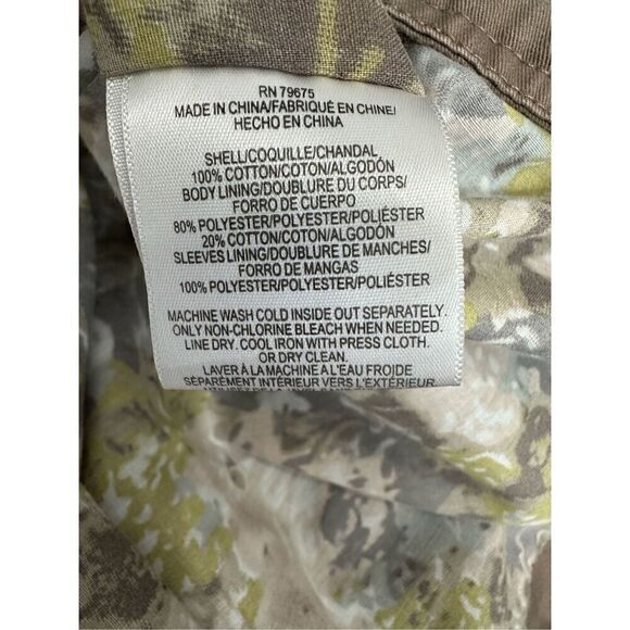 BCBGeneration women’s tan drawstring hooded coat size XL.  #34-1232 - Picture 7 of 8